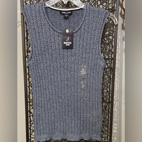 Nautica Jeans Men’s Sweater Vest XL | Laguna Beach Knit | New With Tags - Picture 2 of 8